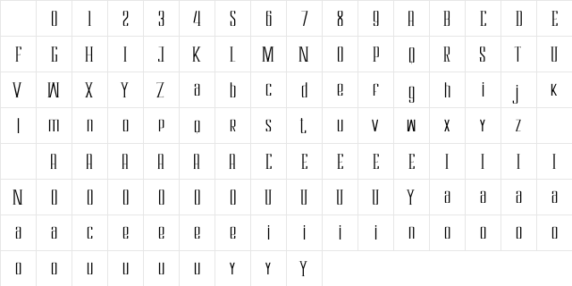Cloudwick Regular Character Map Cloudwick Regular Character Map
