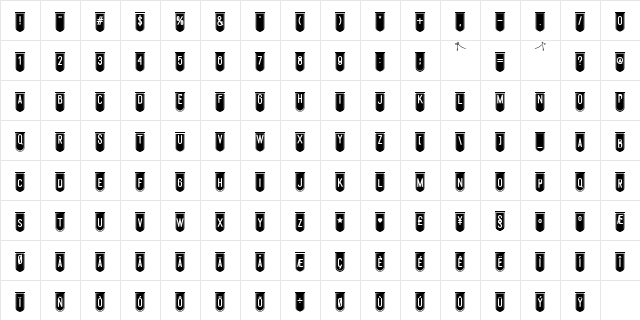 SwEeT yElLoW Regular Character Map SwEeT yElLoW Regular Character Map