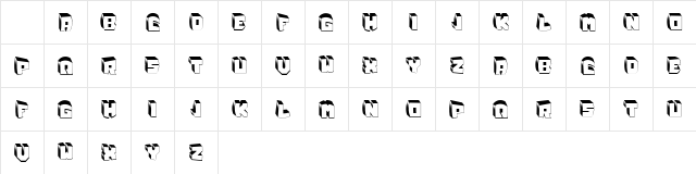 Zero Regular Character Map Zero Regular Character Map