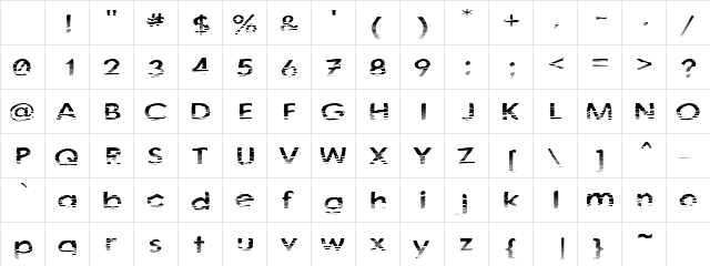 Wavez Regular Character Map Wavez Regular Character Map