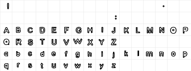 Warden Regular Character Map Warden Regular Character Map