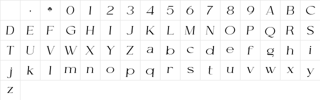 Cellofy Light SemExp Ita Italic Character Map Cellofy Light SemExp Ita Italic Character Map