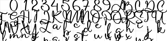 Harold Flower Regular Character Map Harold Flower Regular Character Map