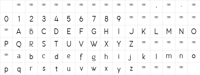 ALOCHOVEY Free Trial Regular Character Map ALOCHOVEY Free Trial Regular Character Map