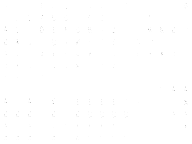 Carbon Ultra Character Map