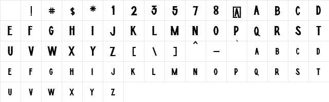 Hypebeast Regular Character Map Hypebeast Regular Character Map