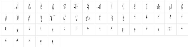 Cardiolla Free Regular Character Map Cardiolla Free Regular Character Map