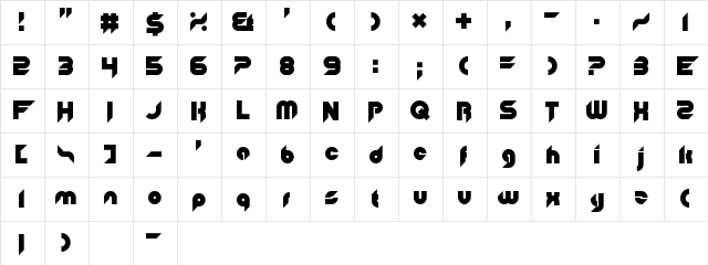 Of The Blue Colour Of Her Eyes Regular Character Map