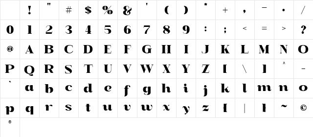 Kingkey Neue Demo Black Regular Character Map Kingkey Neue Demo Black Regular Character Map