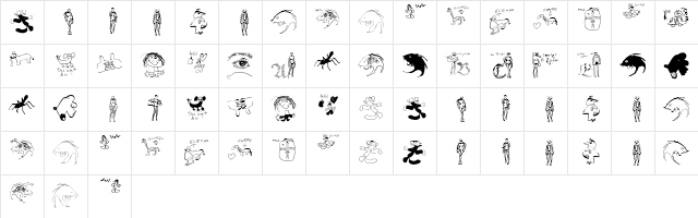 KarlasWelt Regular Character Map