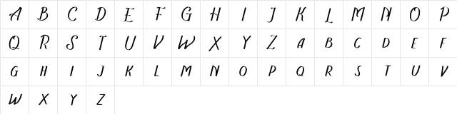 The Recolista FREE Regular Character Map The Recolista FREE Regular Character Map
