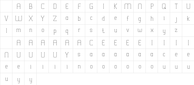 VICTORISA DEMO Light Regular Character Map VICTORISA DEMO Light Regular Character Map