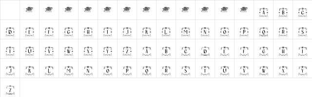 Soban Chinese Monogram Regular Character Map Soban Chinese Monogram Regular Character Map