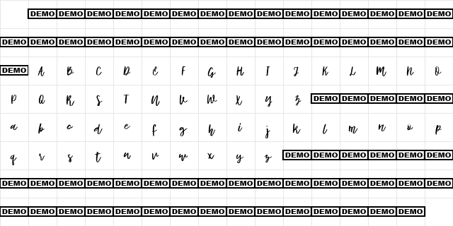 Syberic Regular Character Map Syberic Regular Character Map