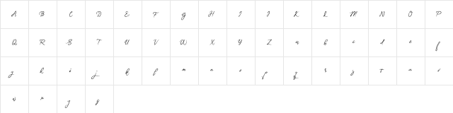 BrightnesSignature Light Character Map