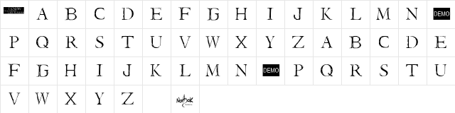 I Still Know DEMO Regular Character Map