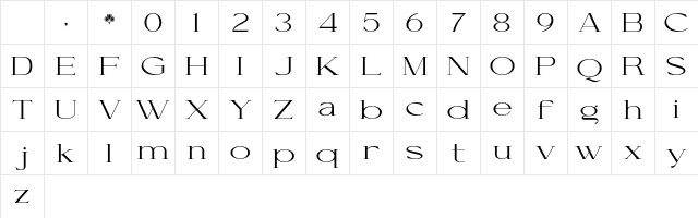 Cellofy Light Exp Regular Character Map Cellofy Light Exp Regular Character Map