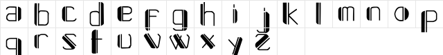 Systeme Robraille Regular Character Map