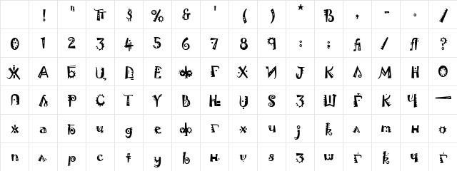 X_Joker Normal Character Map
