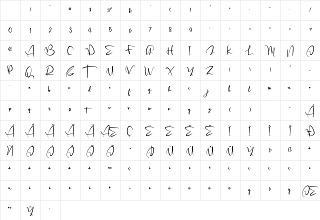 Father Christmas Regular Character Map