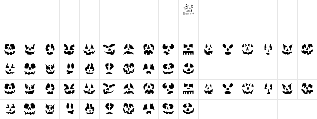 Halloween_Bats_Punkinhead Regular Character Map Halloween_Bats_Punkinhead Regular Character Map
