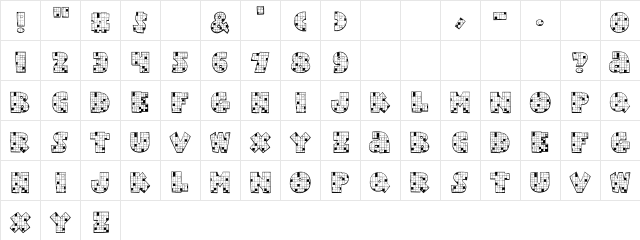 CD Crossword Regular Character Map CD Crossword Regular Character Map