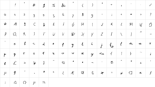 Hate Medium Character Map Hate Medium Character Map