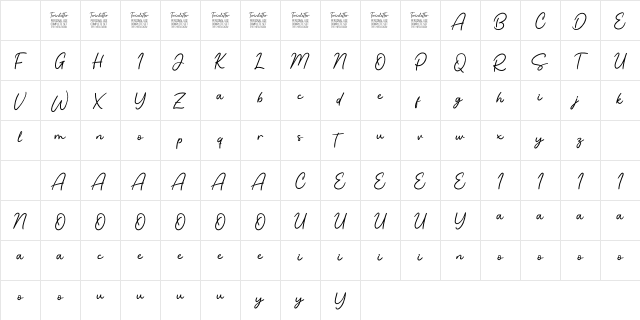 Sodiqin PERSONAL USE Character Map Sodiqin PERSONAL USE Character Map