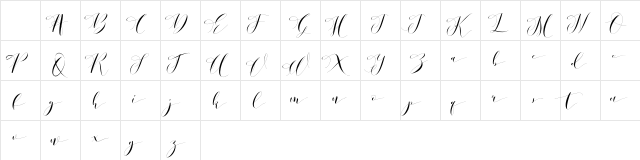 Donita Handscript Demo Regular Character Map Donita Handscript Demo Regular Character Map