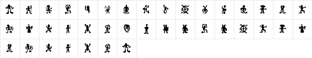 number one normal Character Map number one normal Character Map