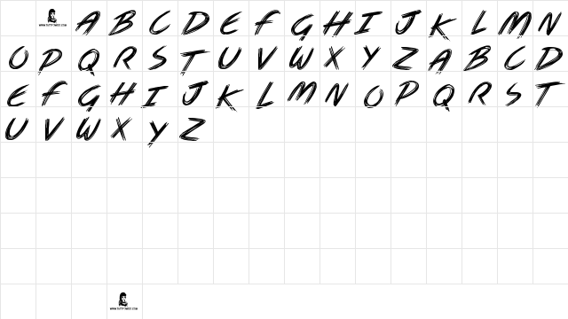 Metal Head Regular Character Map Metal Head Regular Character Map