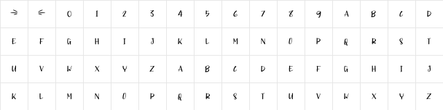 SPONGECAKE Regular Character Map SPONGECAKE Regular Character Map