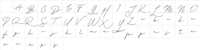 Raimond FREE Regular Character Map Raimond FREE Regular Character Map