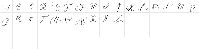 MONOGRAM N Regular Character Map MONOGRAM N Regular Character Map