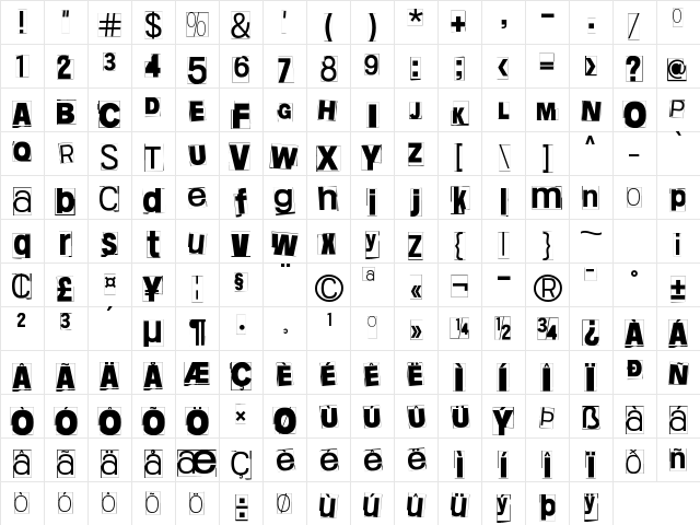 Nuyaghe. Just Nuyaghe. Four <Localized> Character Map