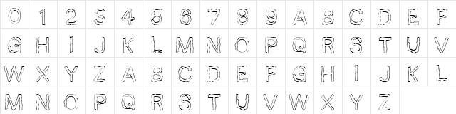 10 Minutes Regular Character Map