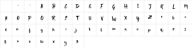Nightype Nightype Character Map Nightype Nightype Character Map