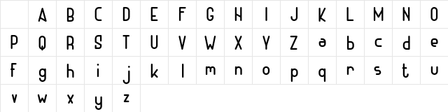 ADHE Sans FREE Regular Character Map ADHE Sans FREE Regular Character Map