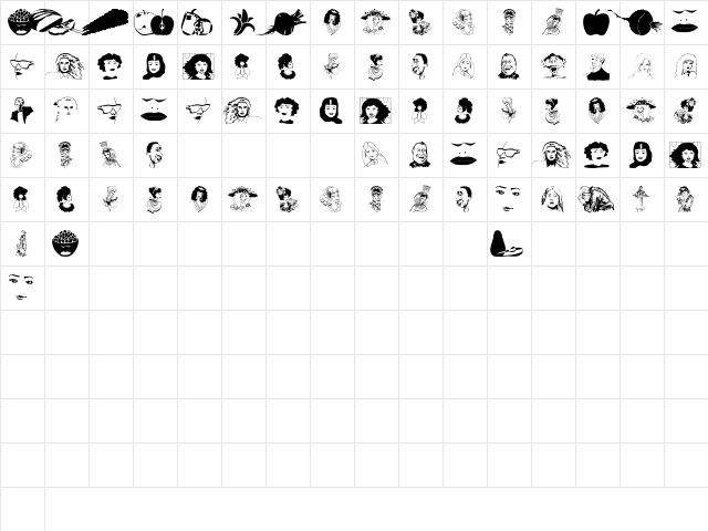 TestroomTwo Regular Character Map TestroomTwo Regular Character Map
