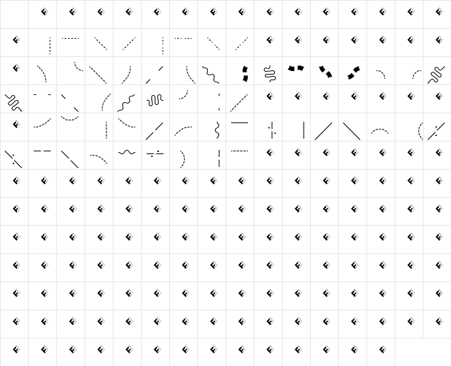 Routes B Regular Character Map Routes B Regular Character Map