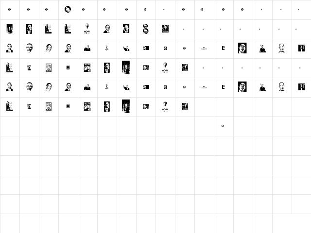 Obamax Regular Character Map Obamax Regular Character Map