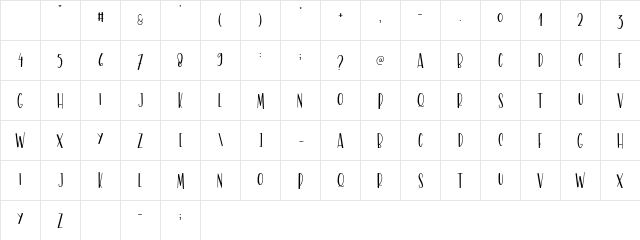 Modern Leaves Regular Character Map Modern Leaves Regular Character Map