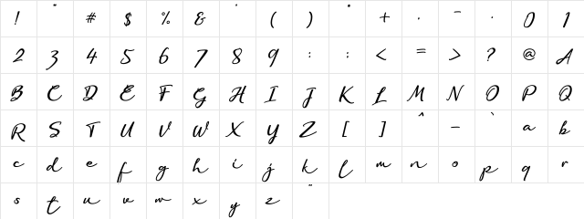ScottWalker Regular Character Map ScottWalker Regular Character Map