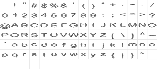 Obtuse two Regular Character Map Obtuse two Regular Character Map