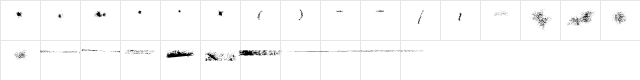 Thirsty Rough Textures Regular Character Map Thirsty Rough Textures Regular Character Map