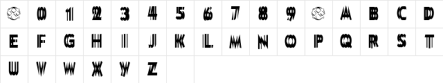 DoubleVision Normal Character Map DoubleVision Normal Character Map
