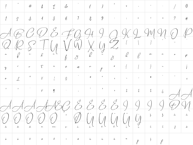 Travel Soulmates Signature Regular Character Map