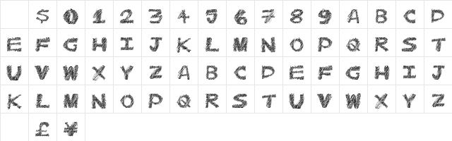 CatMeow Regular Character Map CatMeow Regular Character Map