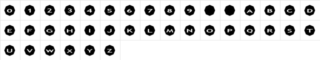 AlphaShapes octagons 2 Normal Character Map