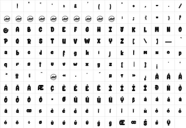 Shitzu&Porko_PersonalUseOnly Regular Character Map Shitzu&Porko_PersonalUseOnly Regular Character Map